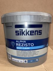 Alpha Rezisto Easy Clean, краска для внутренних работ, глубокоматовая