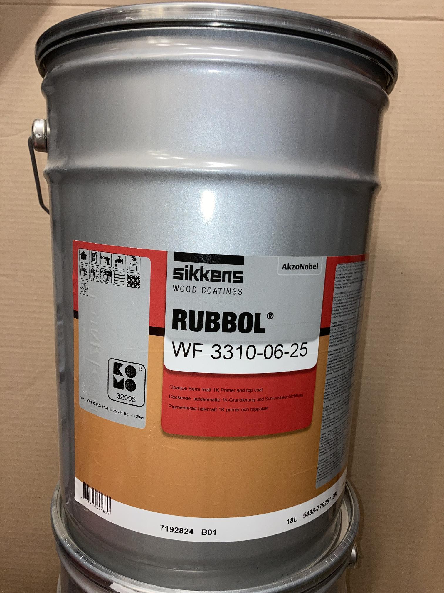 Краска RUBBOL WF 3310-06-25 Aquaflex (18л.), 1л. - Дом Краски