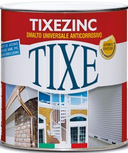 TIXE TIXEZINC краска антикоррозийная глянц. универсальная на расвторителе для внутр/внеш. работ, 0.75л